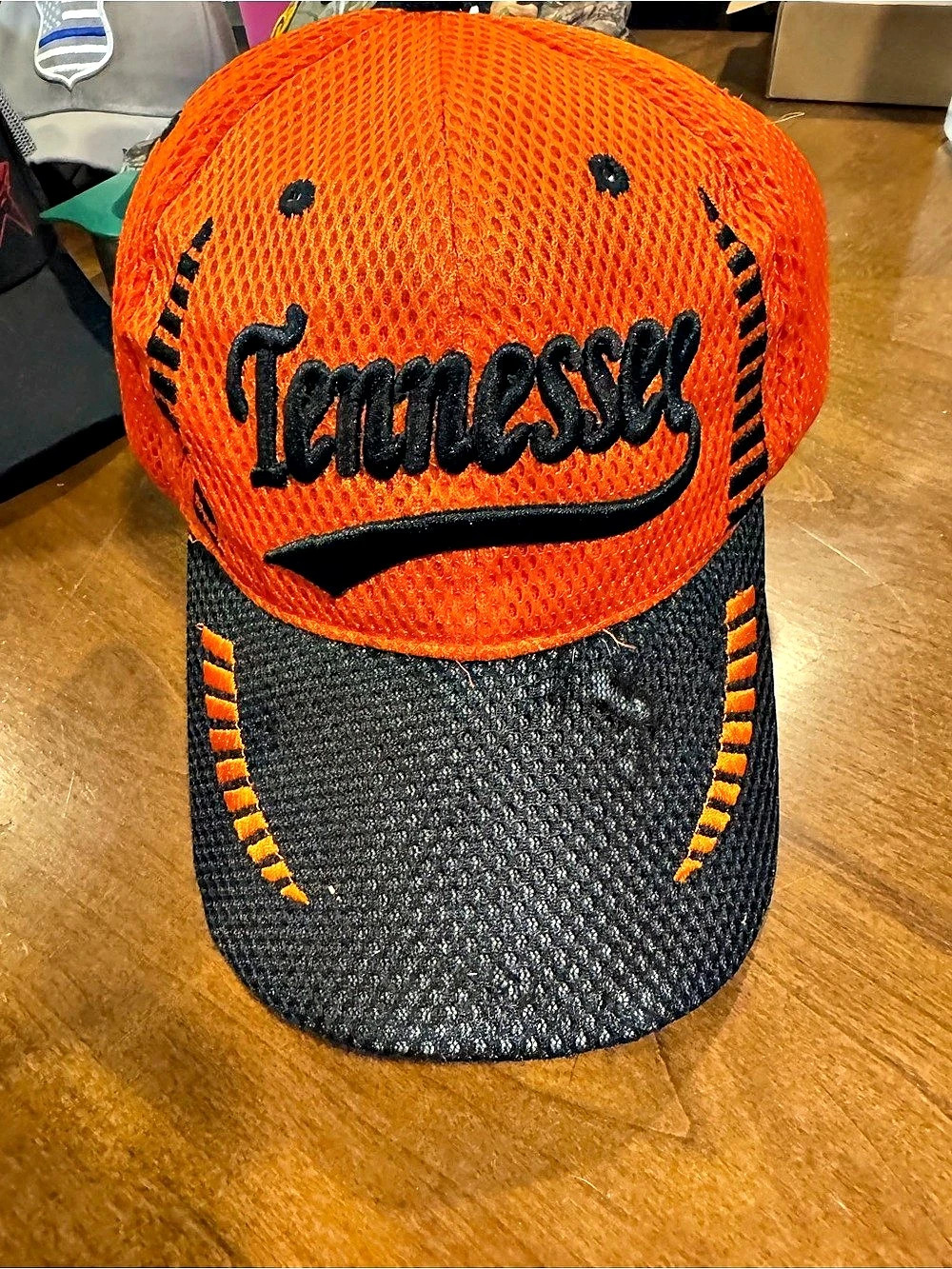 Tennessee Trucker Hat in Orange & Black New